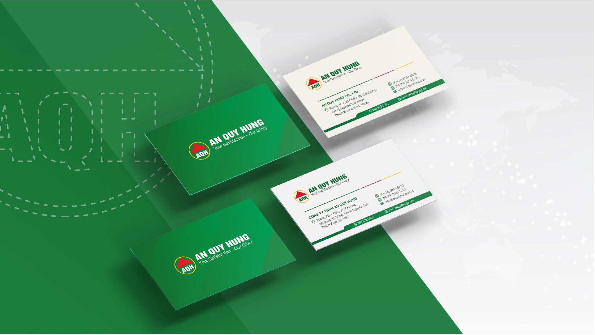 AN QUÝ HƯNG - Thiết kế logo và bộ nhận diện thương hiệu AN QUÝ HƯNG